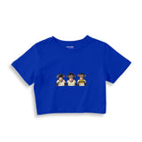 Diplomatic Monkeys Crop Tişört