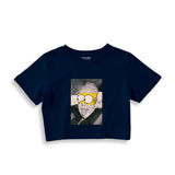 Albert Einstein / Homer Simpson Crop Tişört