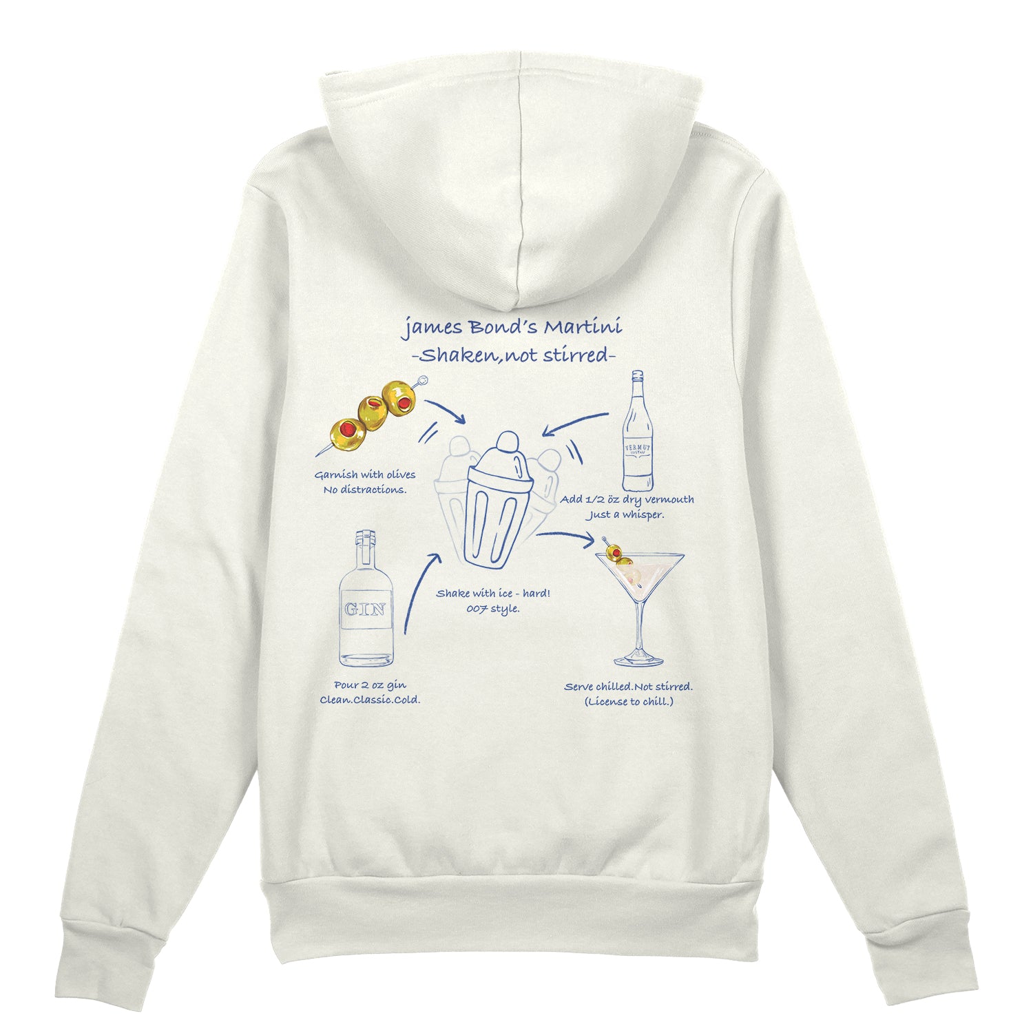 James Bond's Martini Oversize Hoodie
