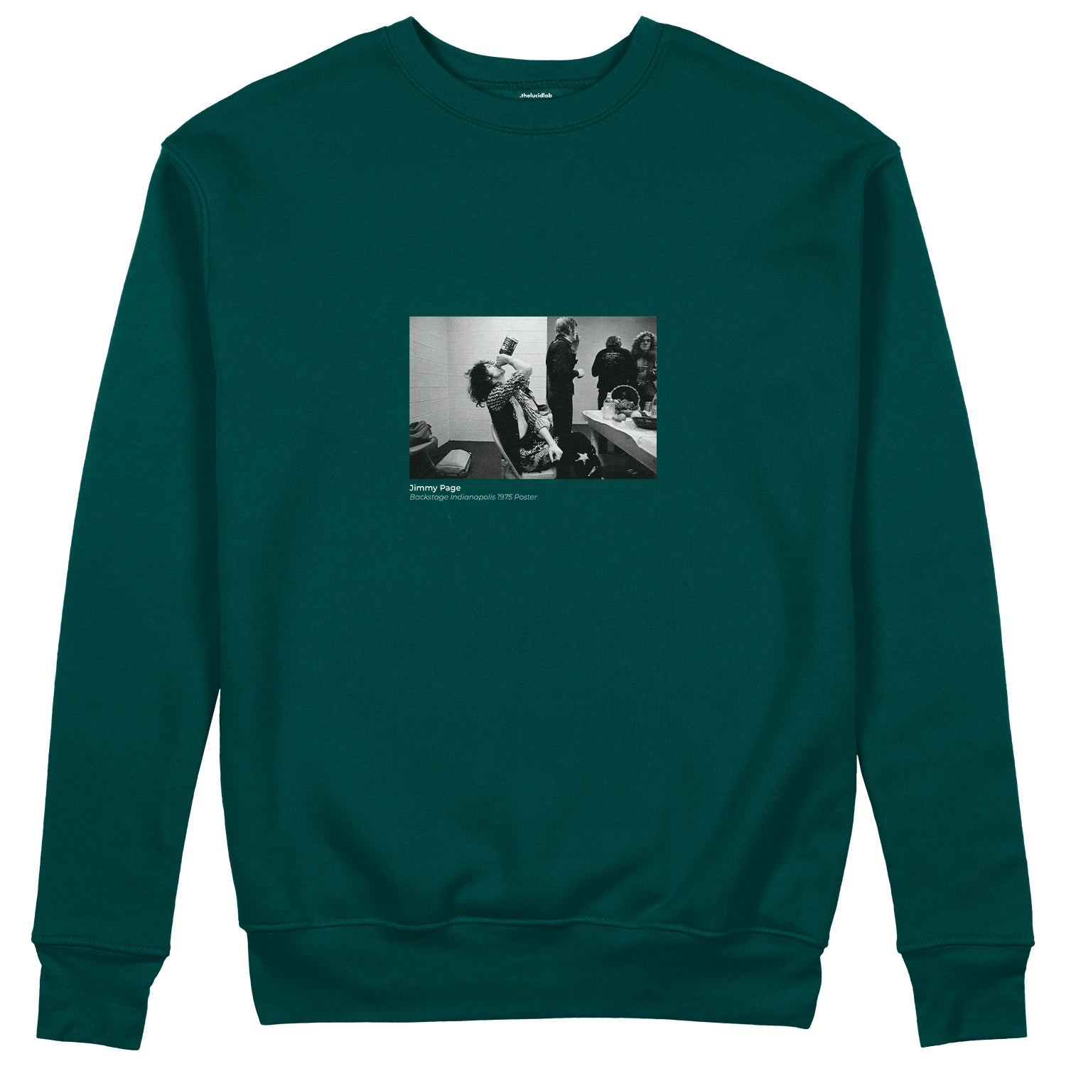 Jimmy Page Backstage Indianapolis 1975 Sweatshirt