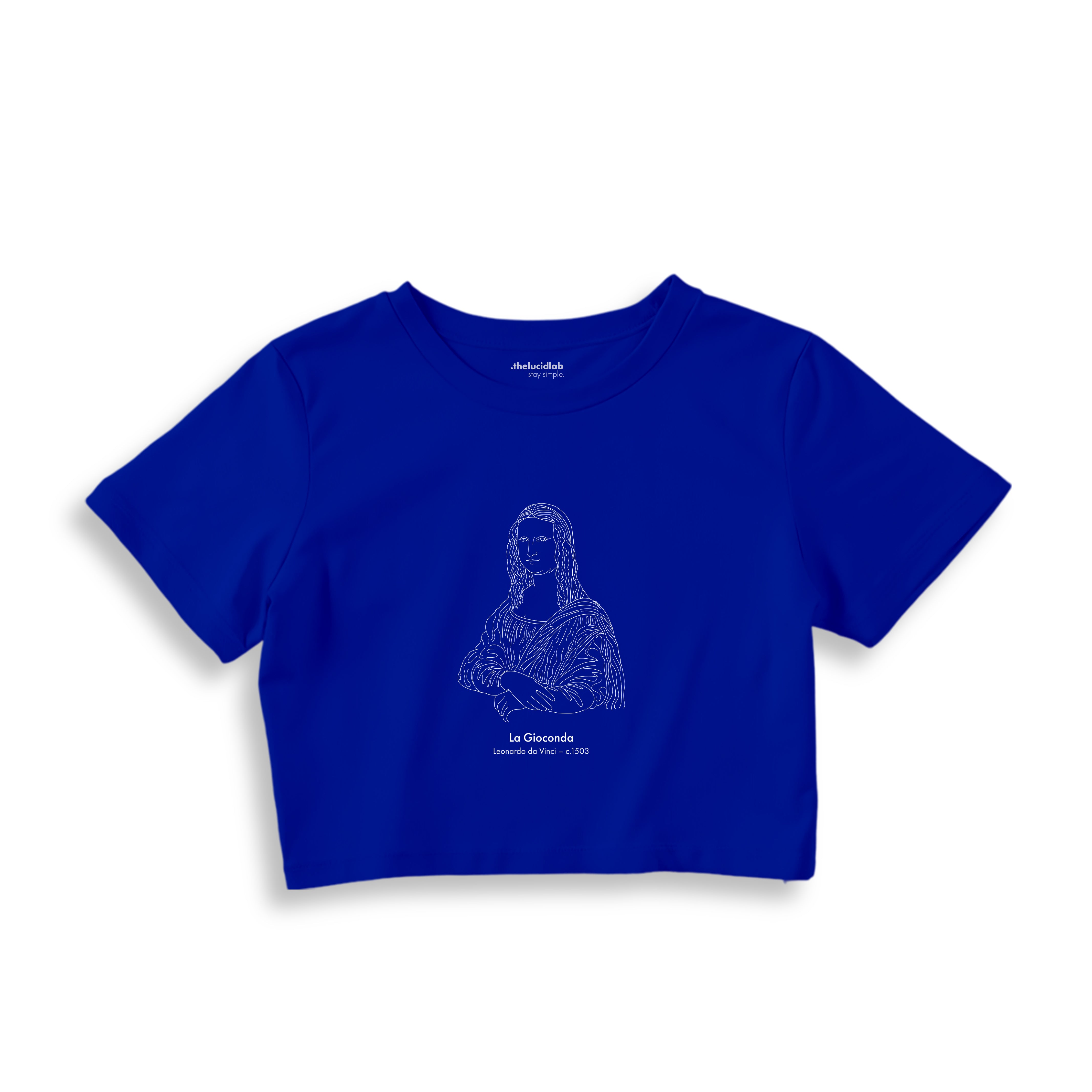 La Gioconda Crop Tişört