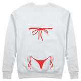 Red Bikini Sweatshirt