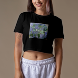 Water Lilies Crop Tişört