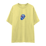 The Rolling Stones Mavi Oversize Tişört