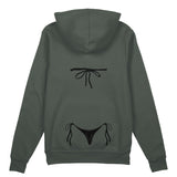 Black Bikini Oversize Hoodie