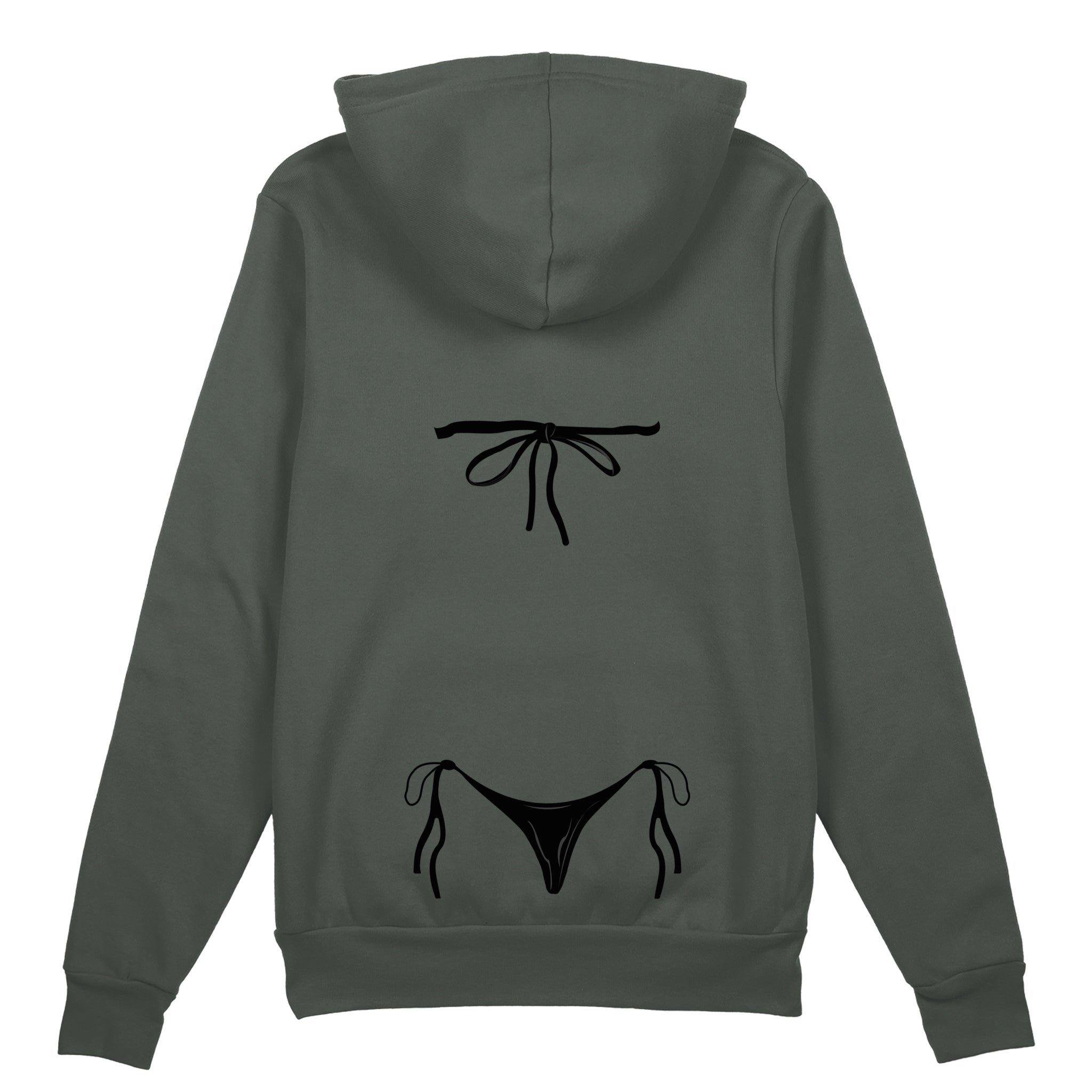 Black Bikini Oversize Hoodie