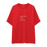 Protect The Dolls Oversize Tişört