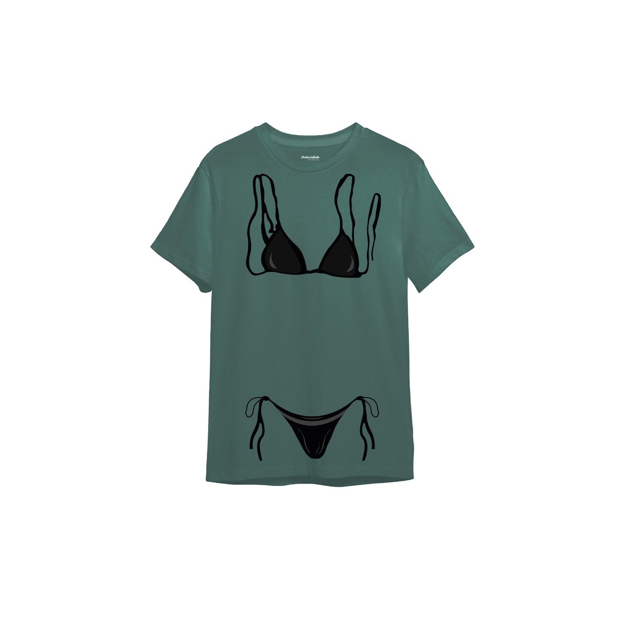 Black Bikini Tişört — Yeşil