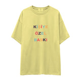 Kişiye Özel Baskılı Oversize Tişört