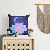 Lotus Çift Taraflı Kırlent Kılıfı 2 Adet