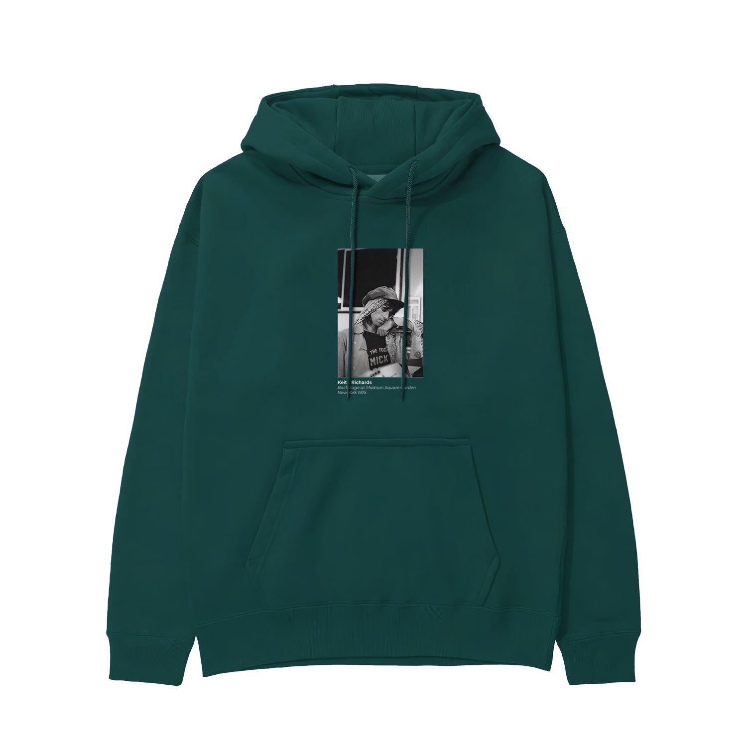 Keith Richards backstage at Madison Square Garden New York 1975 Hoodie