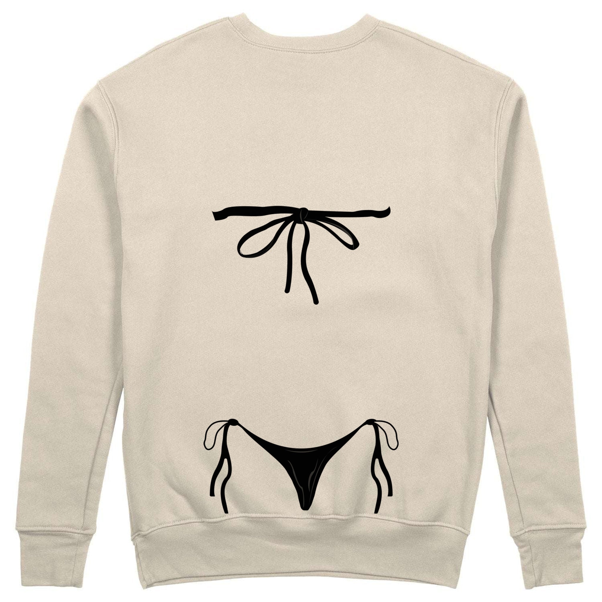 Black Bikini Sweatshirt