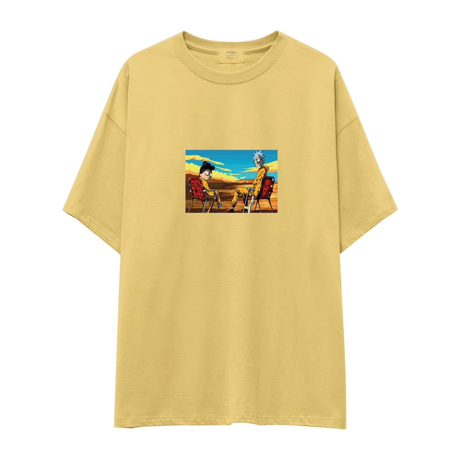 Breaking Bad / Rick and Morty Oversize Tişört