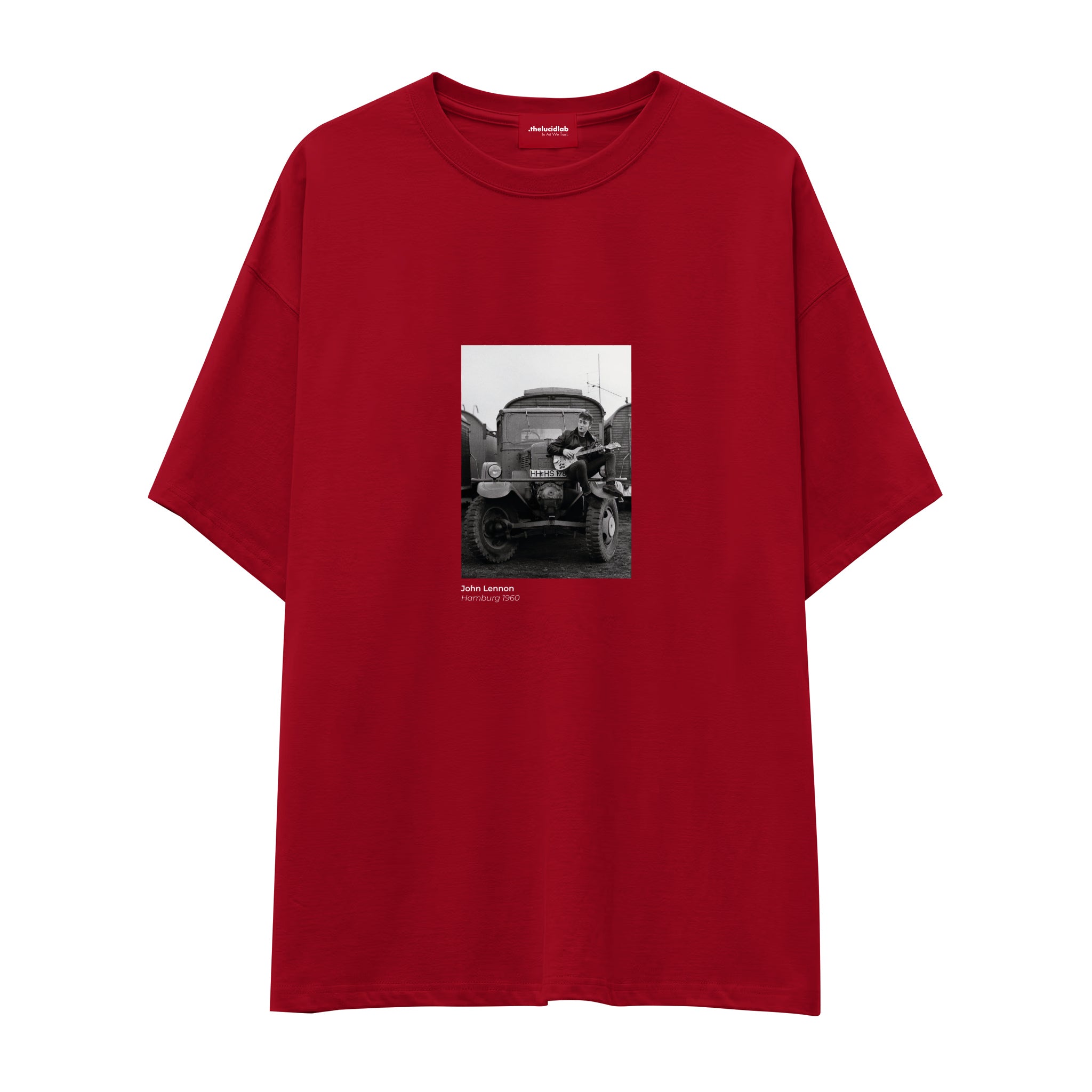 John Lennon Hamburg 1960 Oversize Tişört