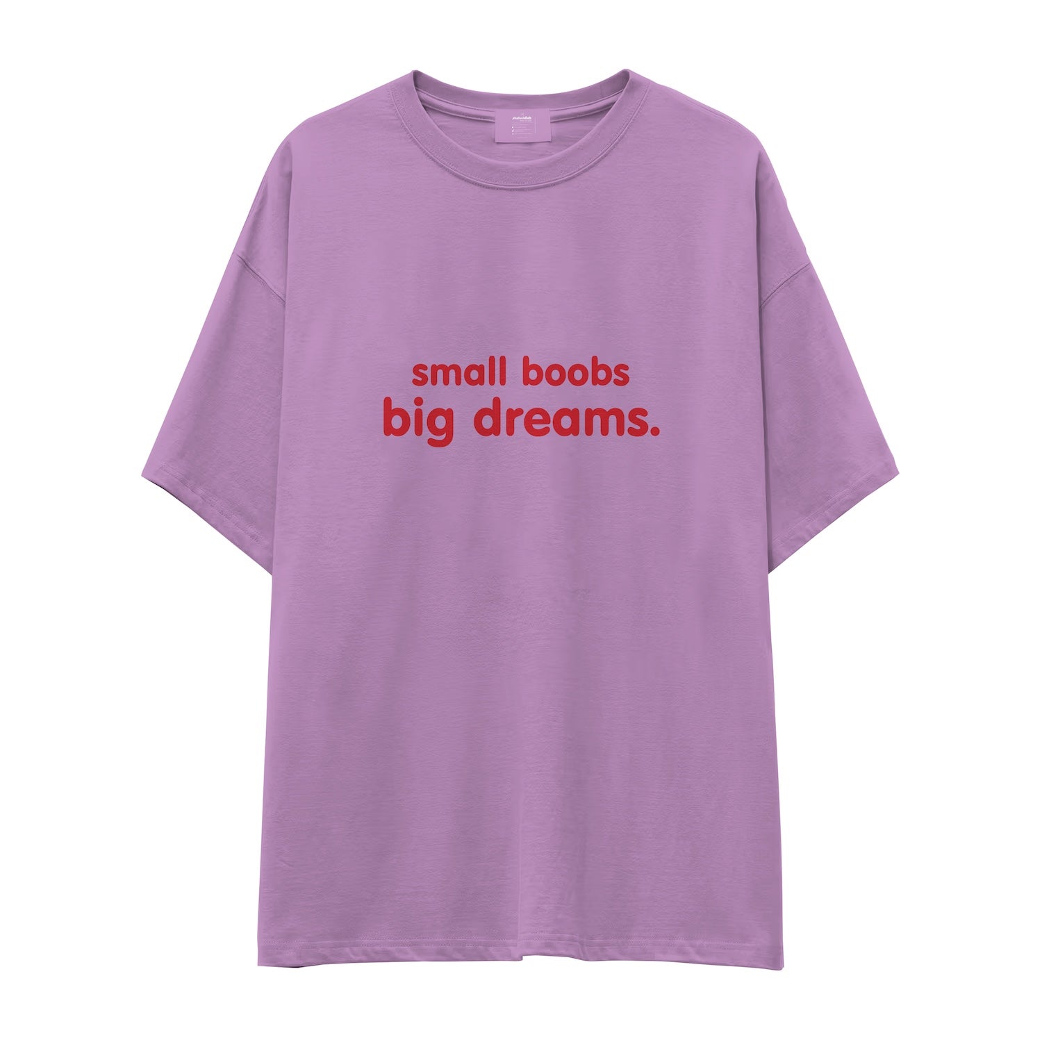 Small Boobs Big Dreams Oversize Tişört