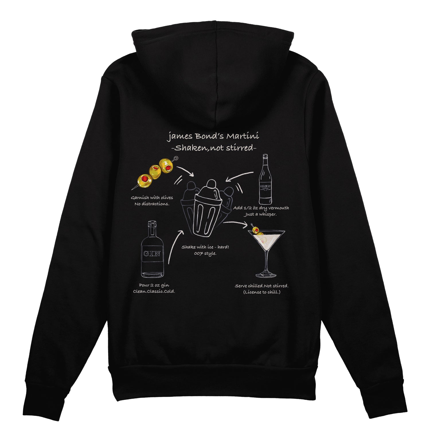 James Bond's Martini Oversize Hoodie