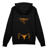 Orange Bikini Oversize Hoodie