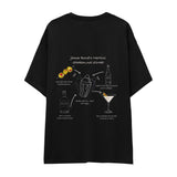 James Bond's Martini Oversize Tişört