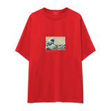 Kanagawa Oki Nami Ura Oversize Tişört