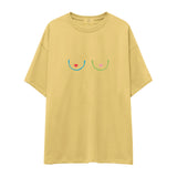 Boobs & Hearts Oversize Tişört