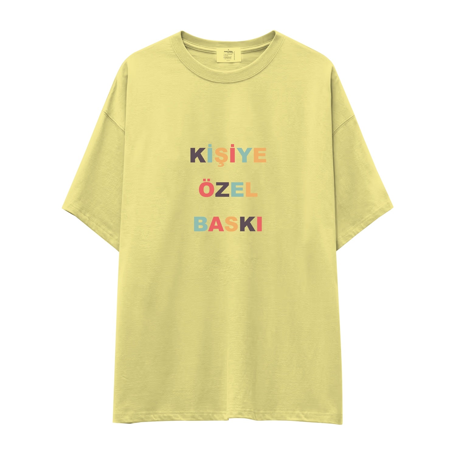 Kişiye Özel Baskılı Oversize Tişört