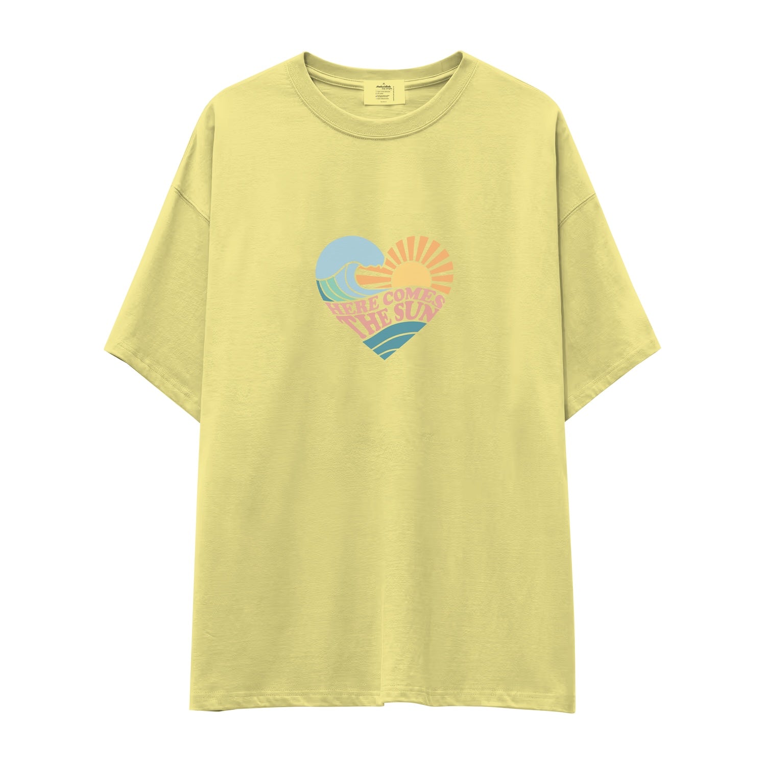 Here Comes The Sun Oversize Tişört