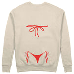 Red Bikini Sweatshirt