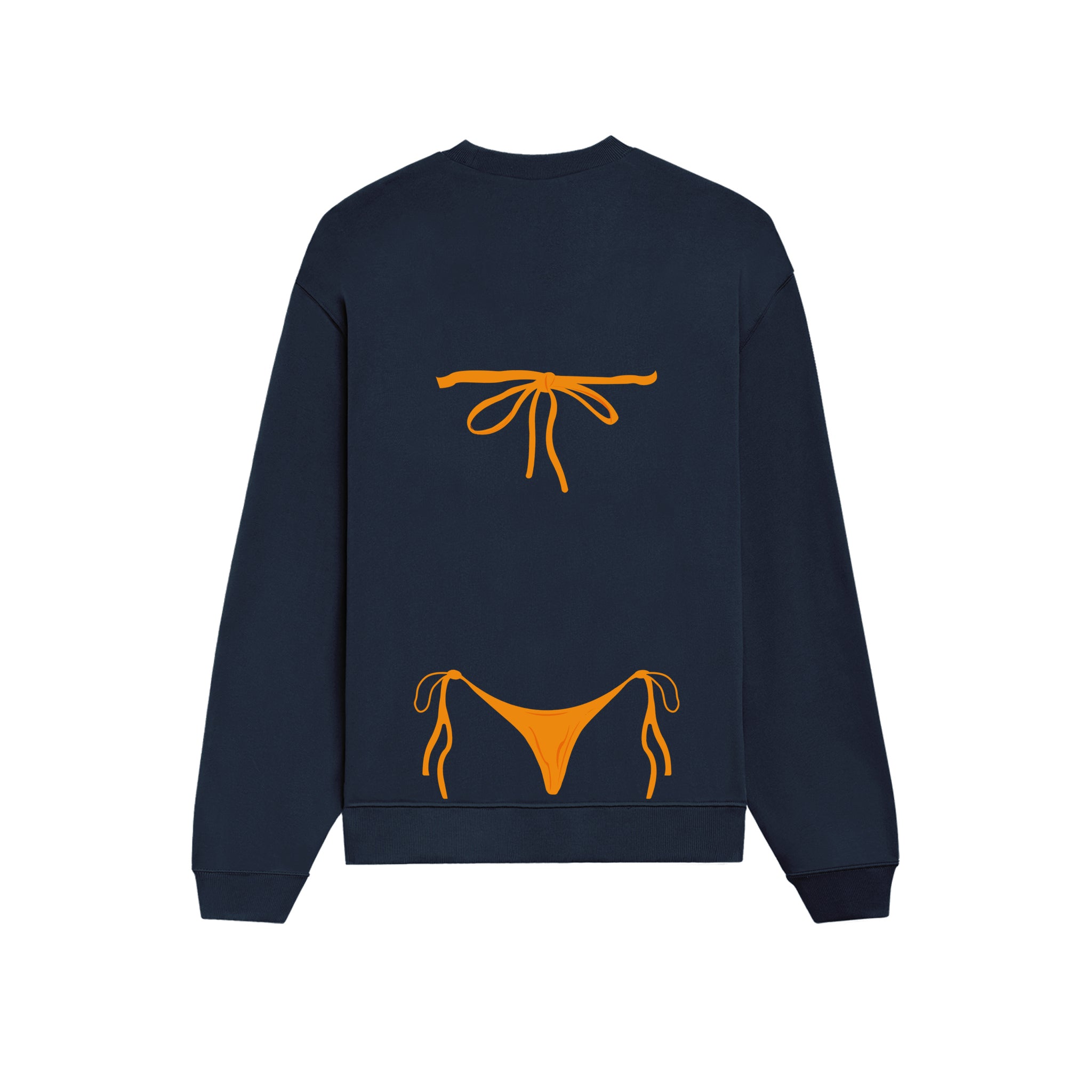 Orange Bikini Oversize Sweatshirt
