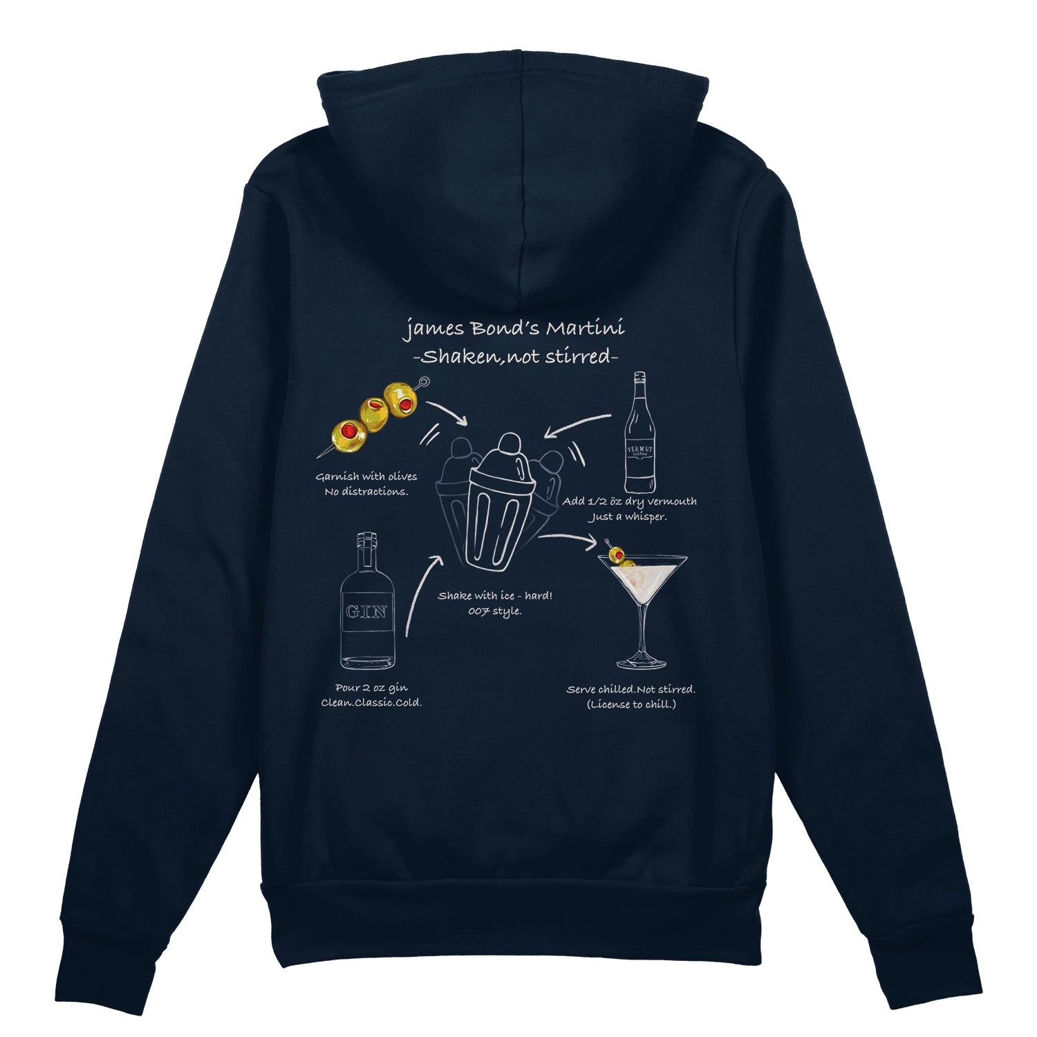 James Bond's Martini Oversize Hoodie