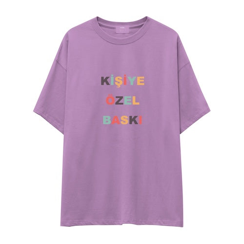 Kişiye Özel Baskılı Oversize Tişört