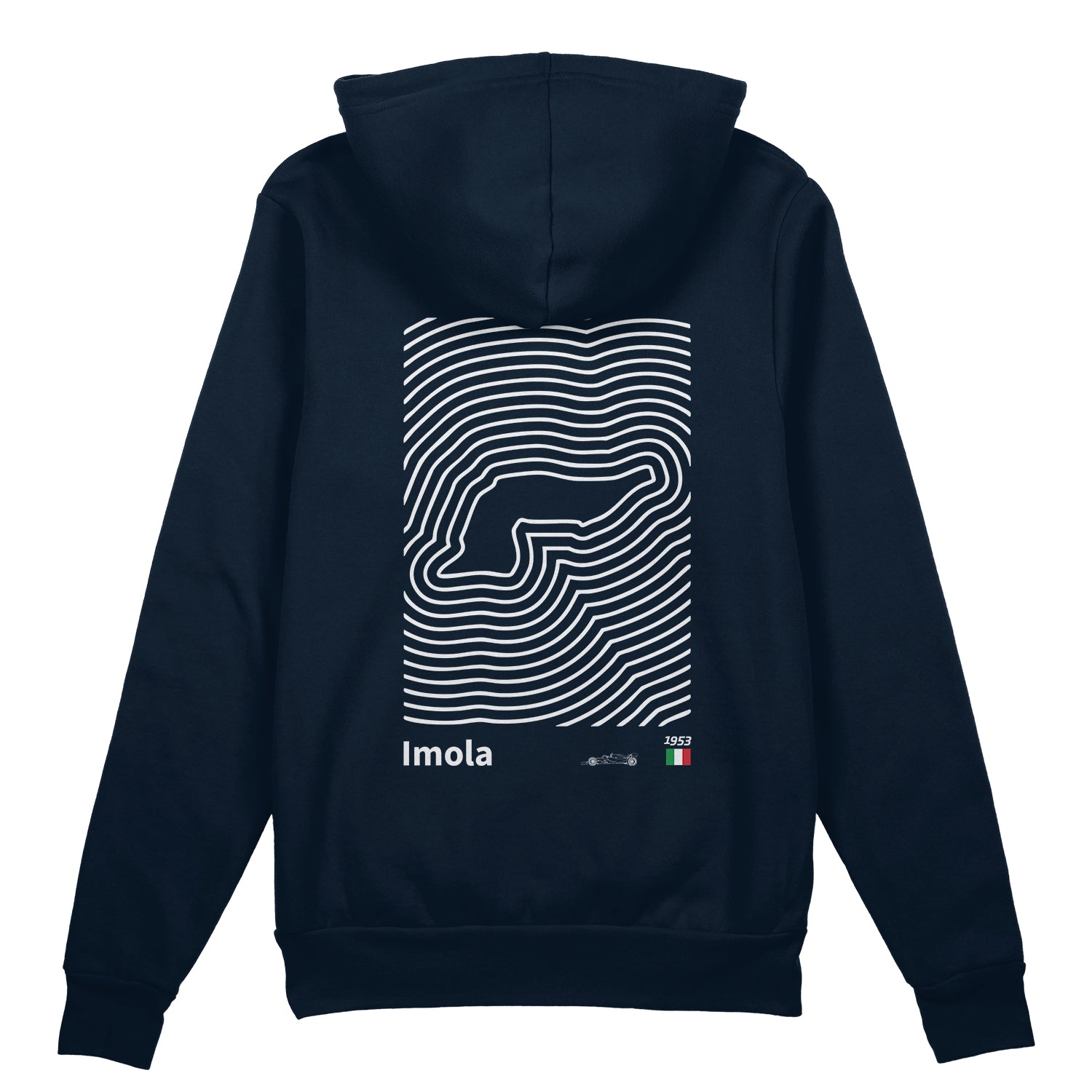 Imola Circuit Artwork Oversize Hoodie