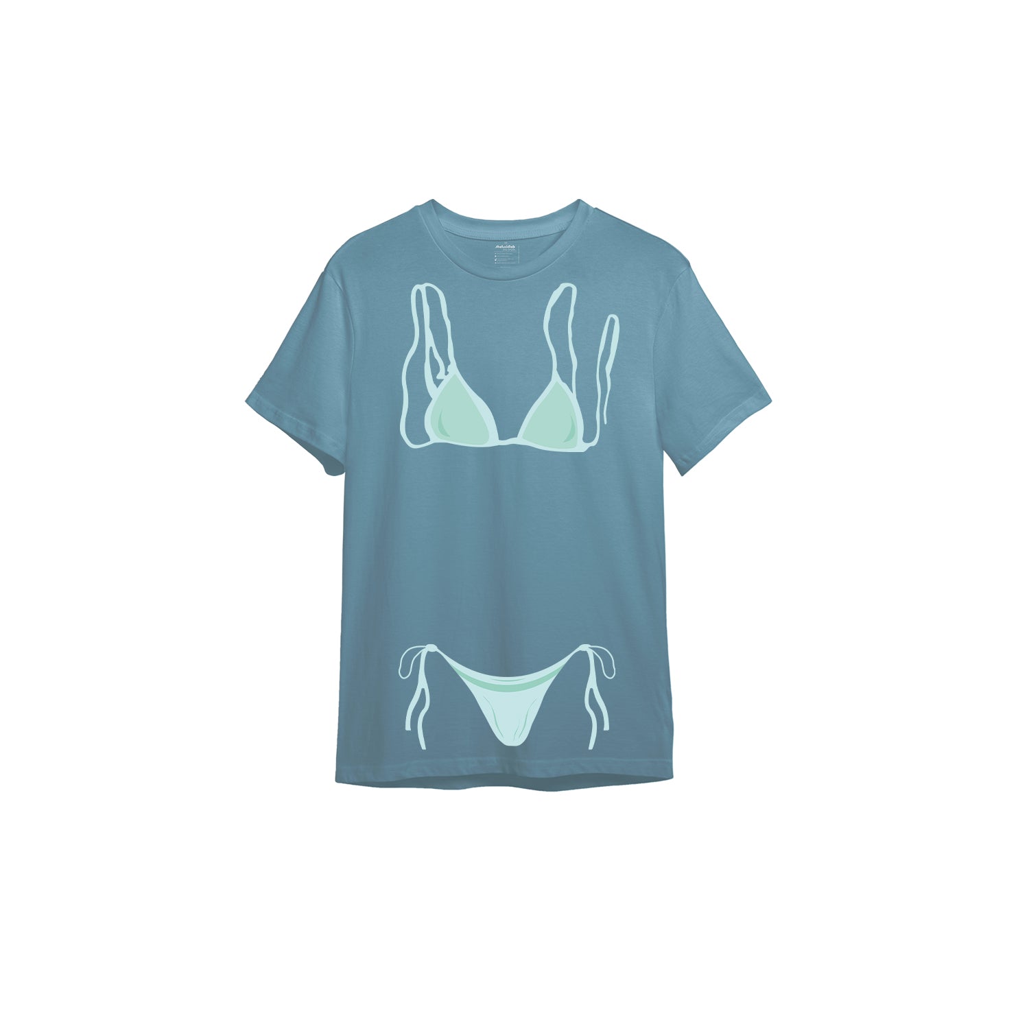 Blue Bikini Tişört