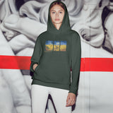 Buğday Tarlası ve Kargalar Oversize Hoodie