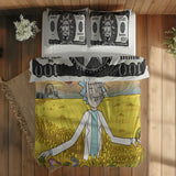 Morty Dollar & Morty in Paradise Çift Taraflı Nevresim Takımı