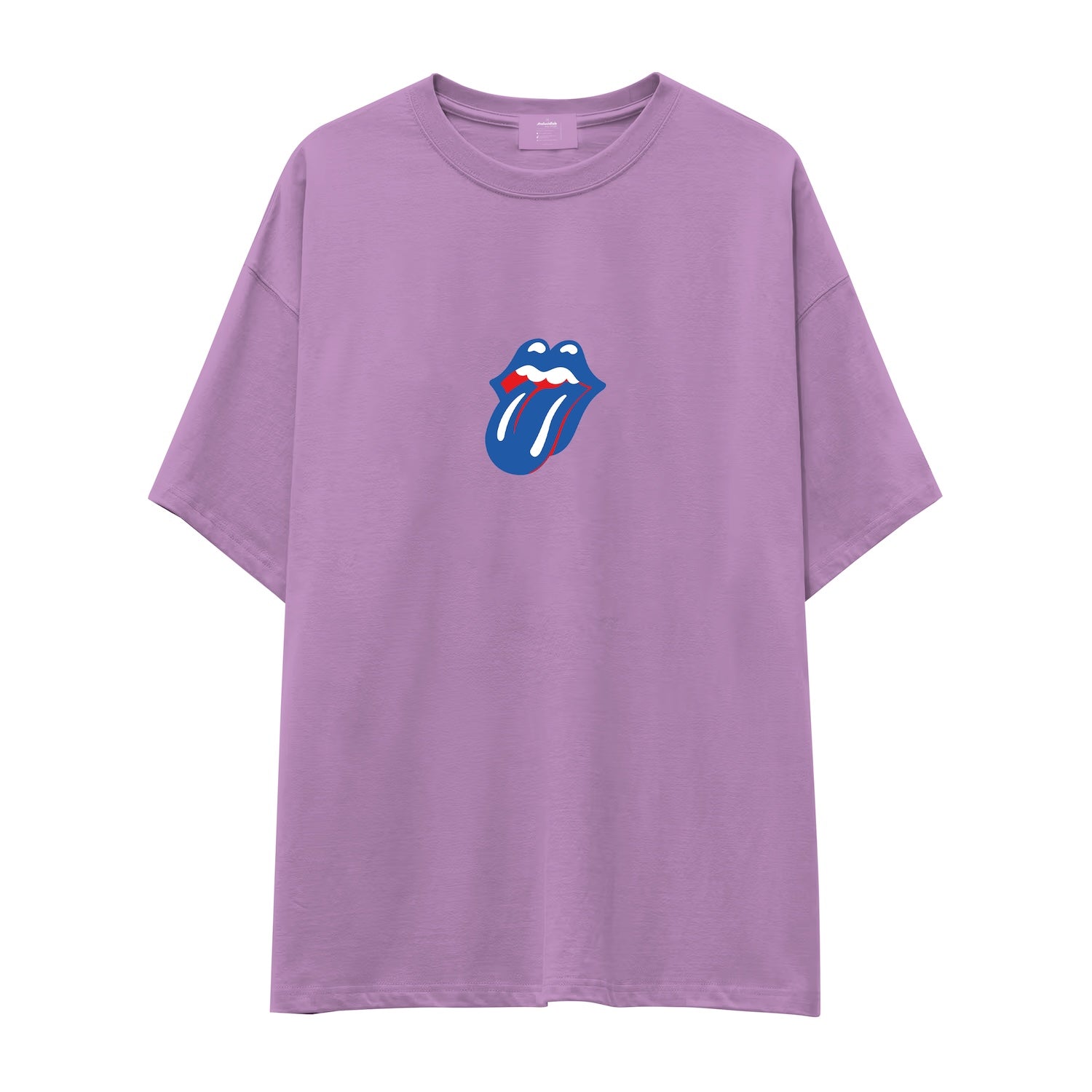 The Rolling Stones Mavi Oversize Tişört