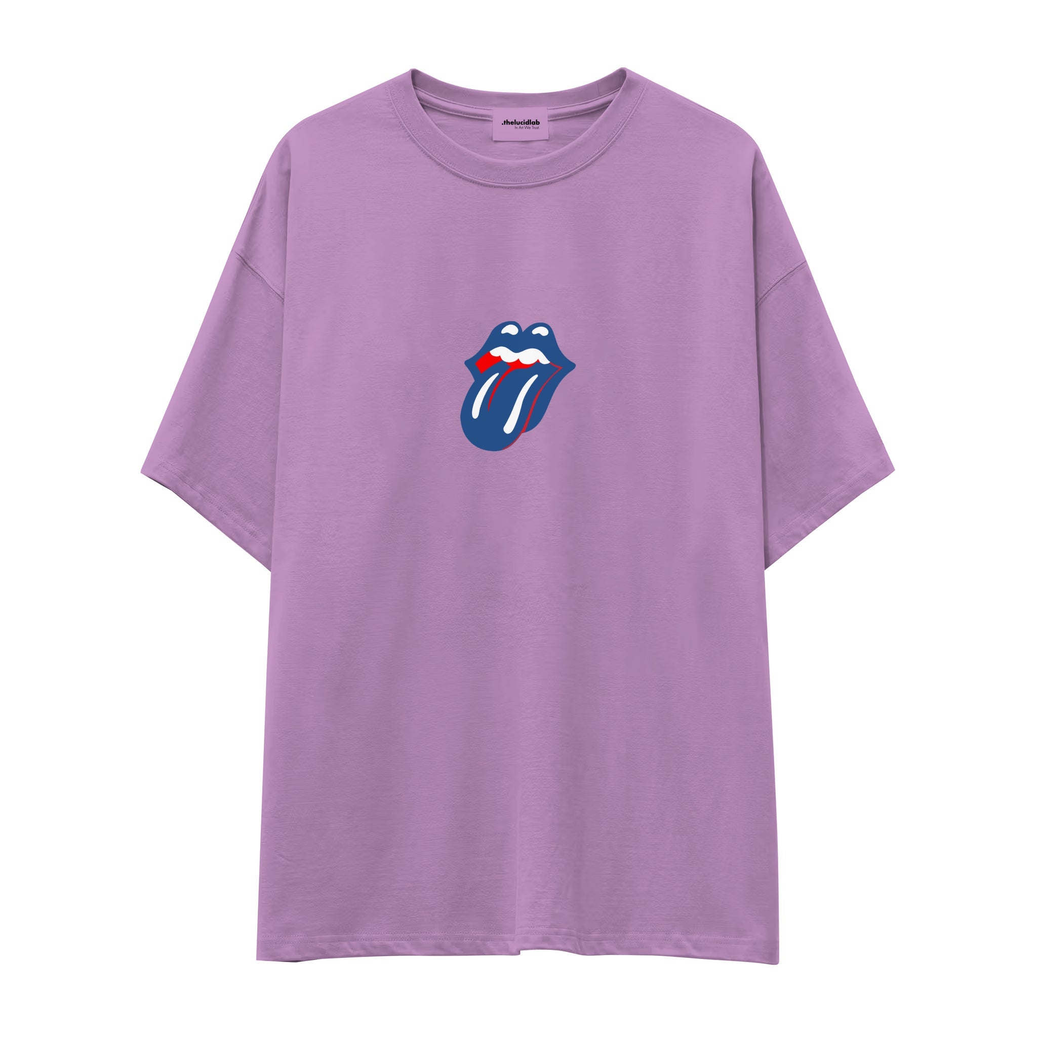The Rolling Stones Blue Oversize Tişört