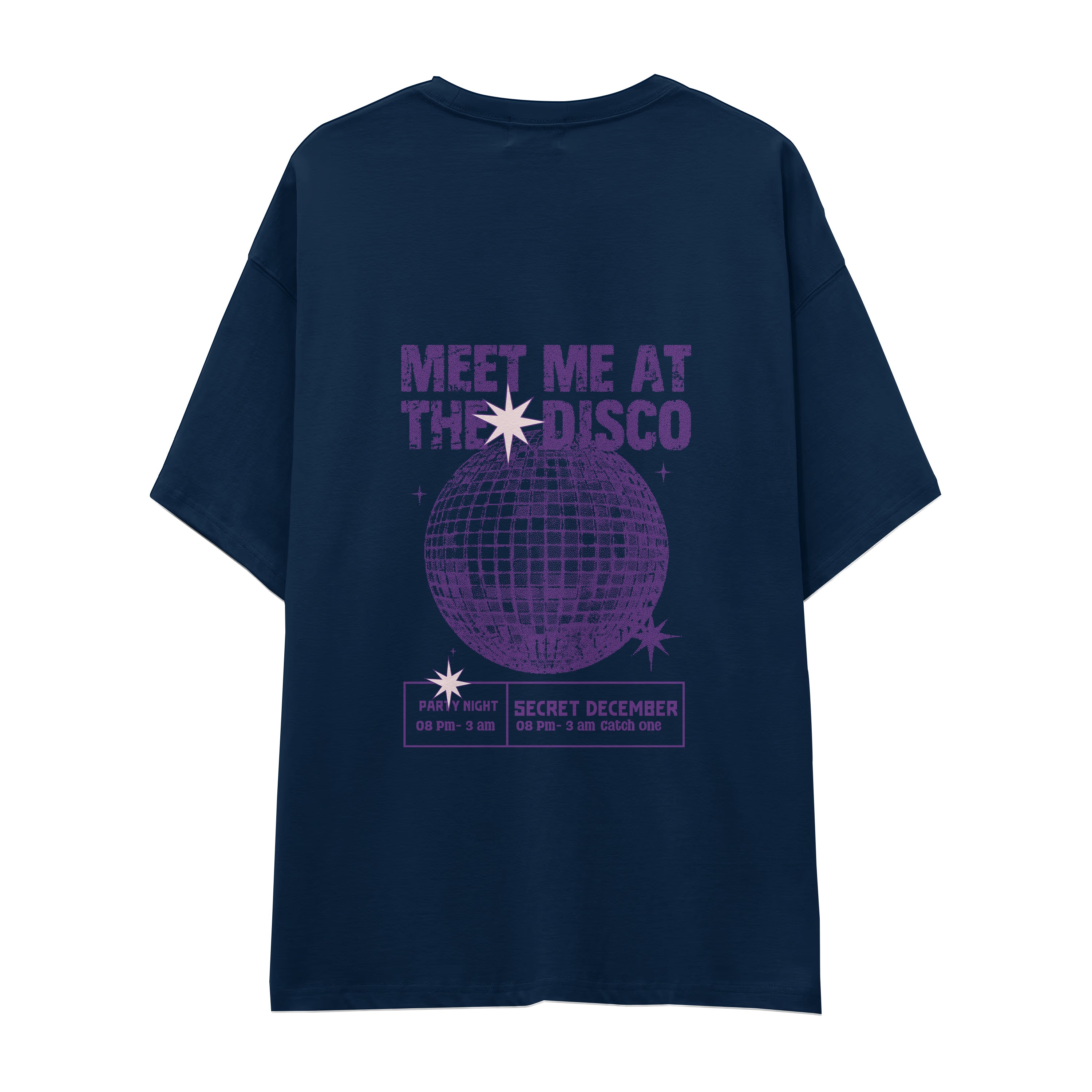 Meet Me At The Disco Oversize Tişört