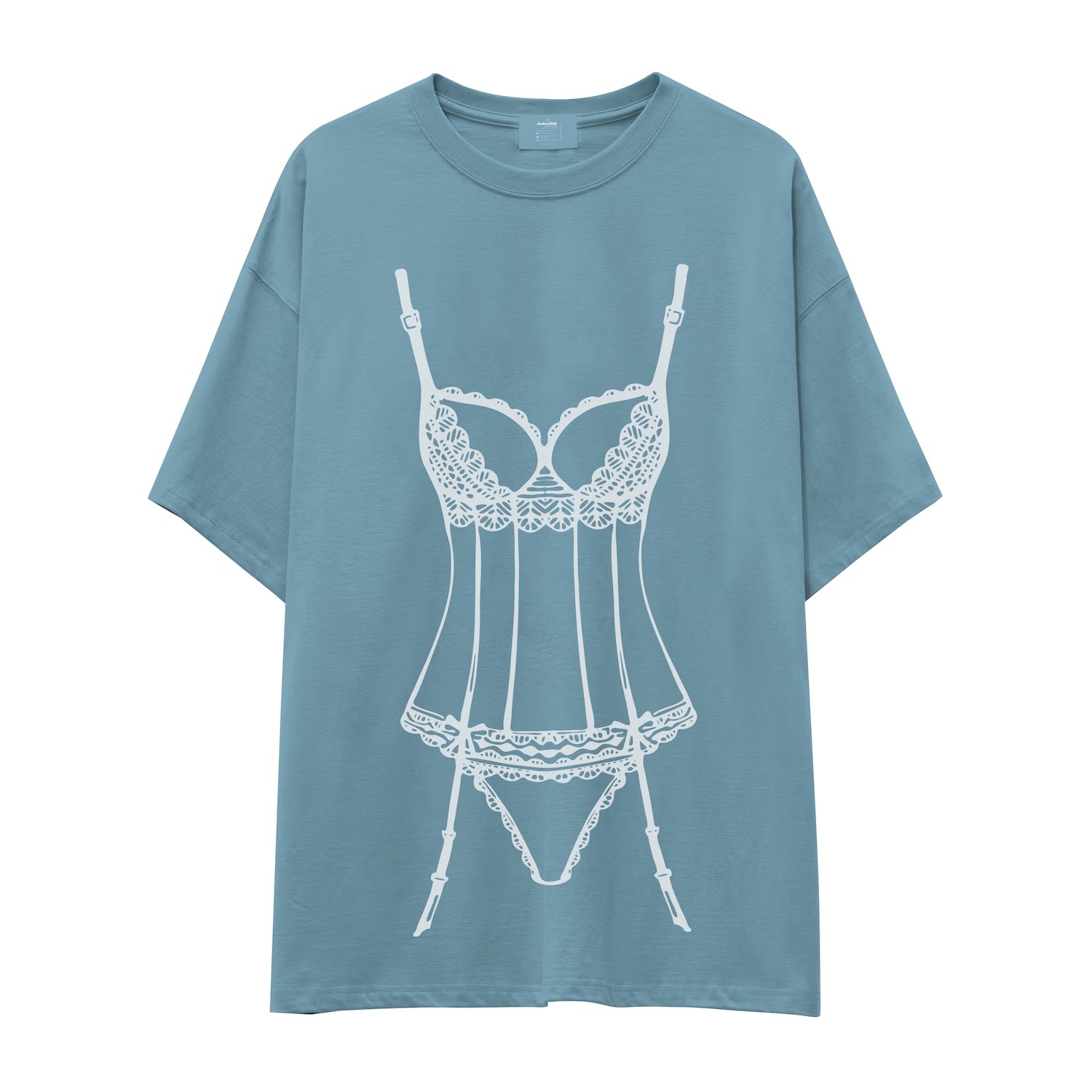 Bordeaux Silhouette Oversize Tişört