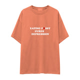 Eating Pussy Cures Depression Oversize Tişört