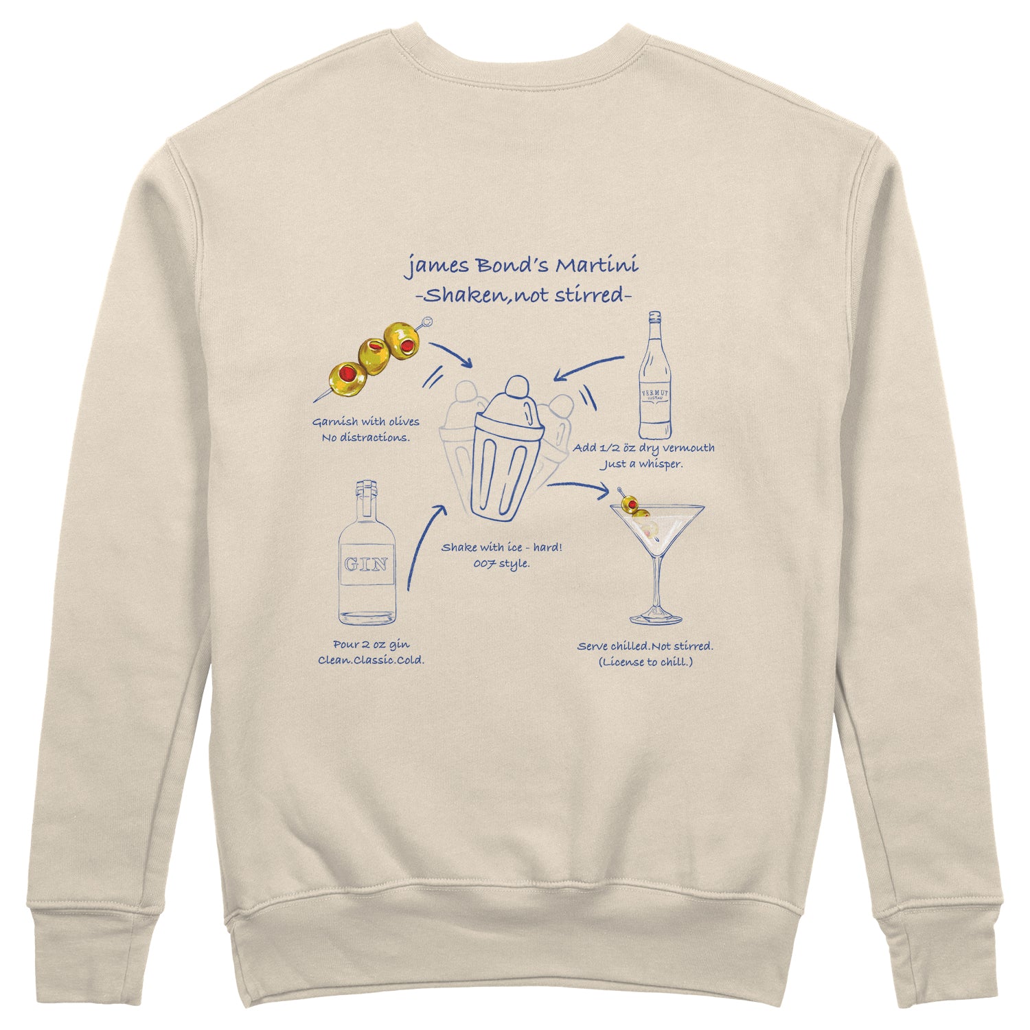 James Bond's Martini Sweatshirt