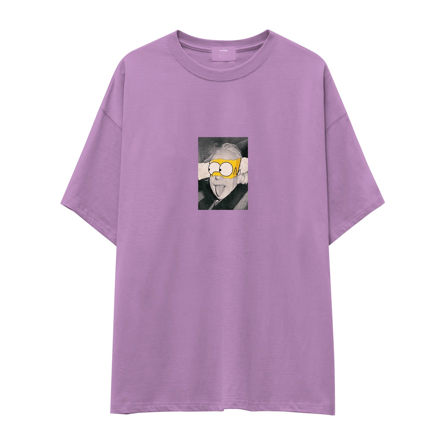 Albert Einstein / Homer Simpson Oversize Tişört