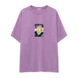 Albert Einstein / Homer Simpson Oversize Tişört