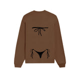 Black Bikini Oversize Sweatshirt