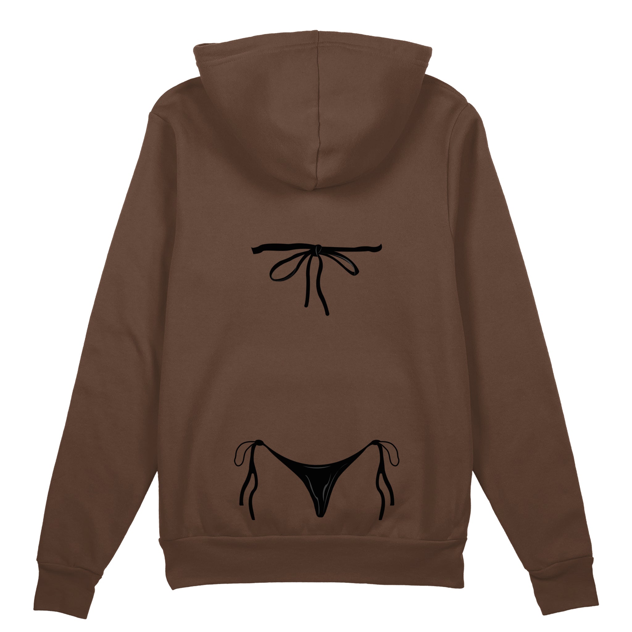 Black Bikini Oversize Hoodie