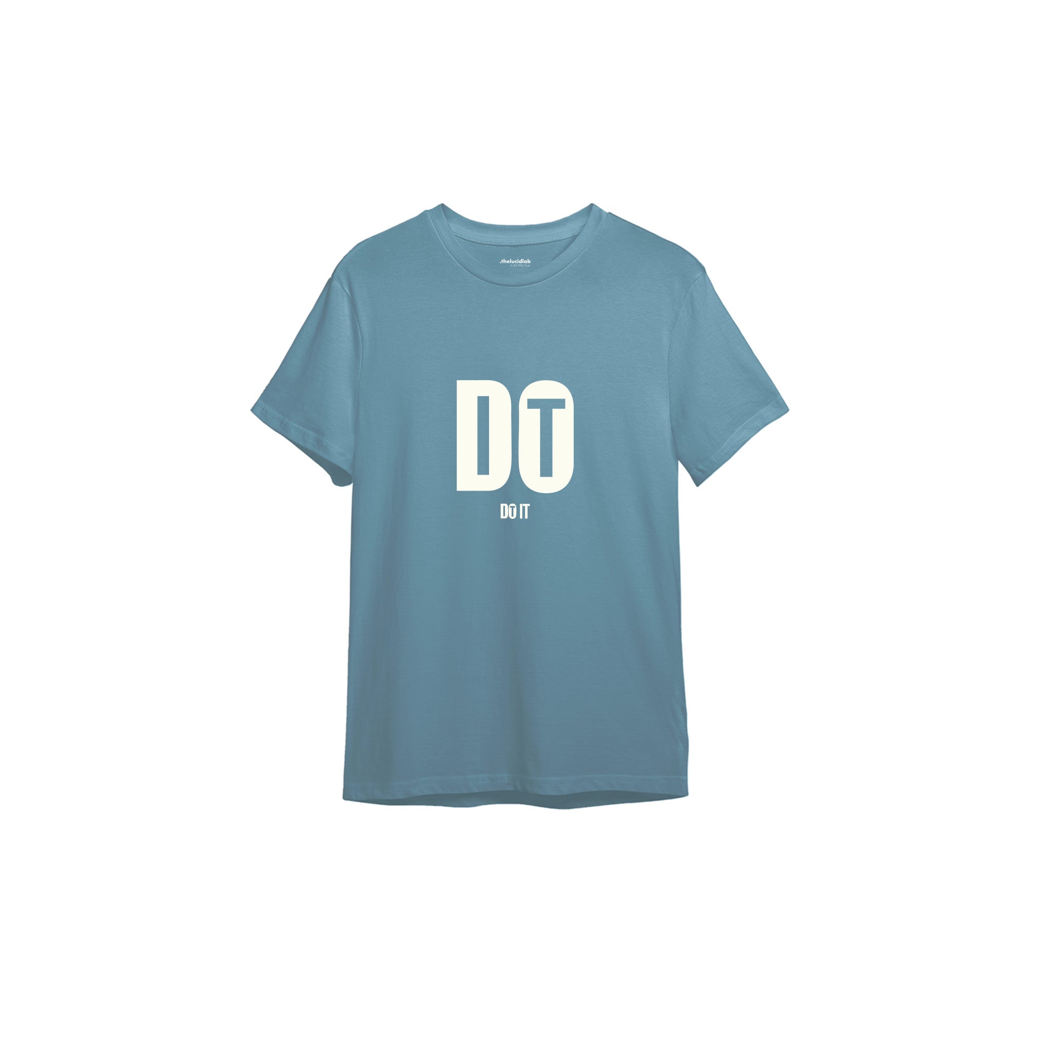 DO IT Tişört — Çelik Mavi