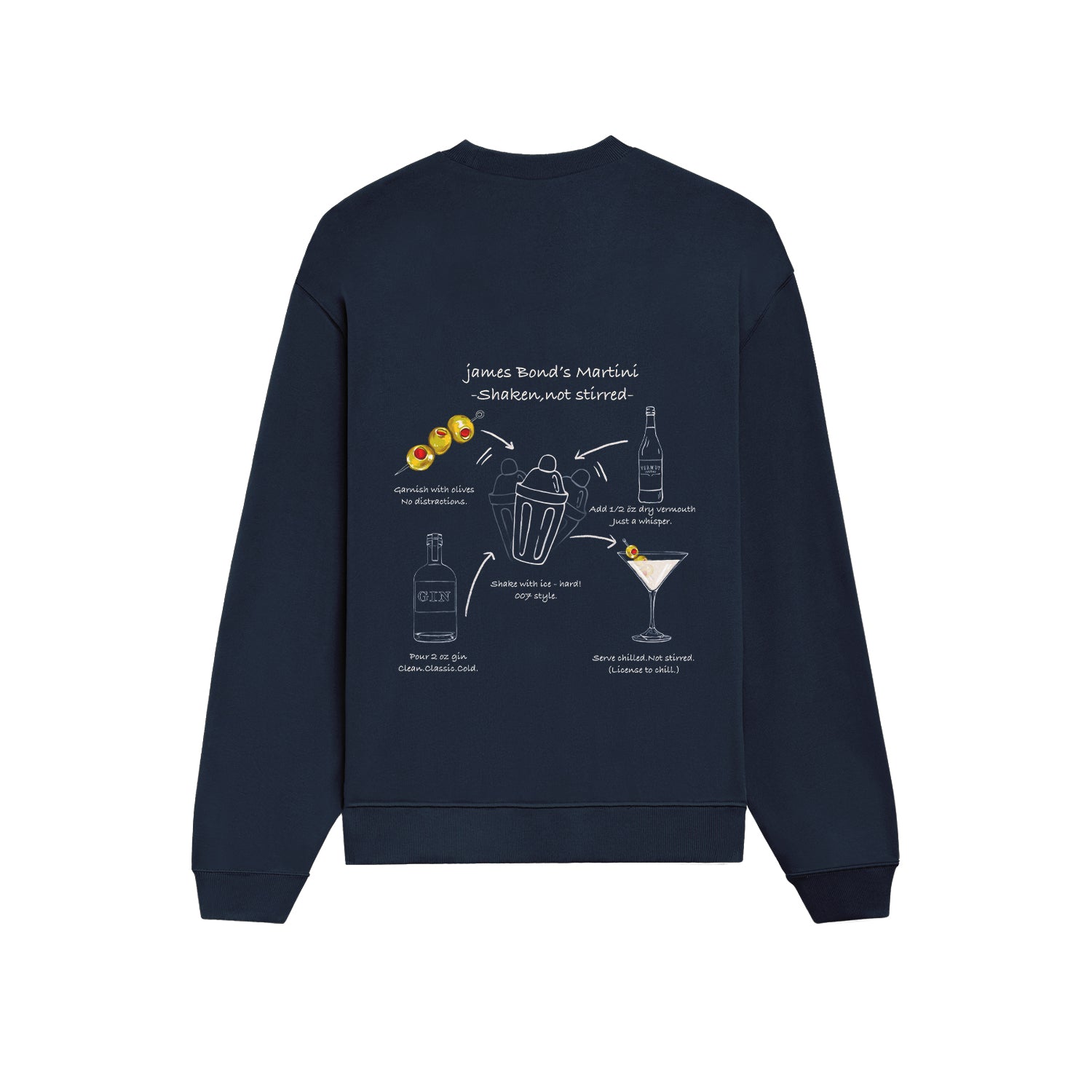James Bond's Martini Oversize Sweatshirt