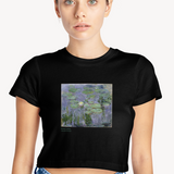Water Lilies Crop Tişört