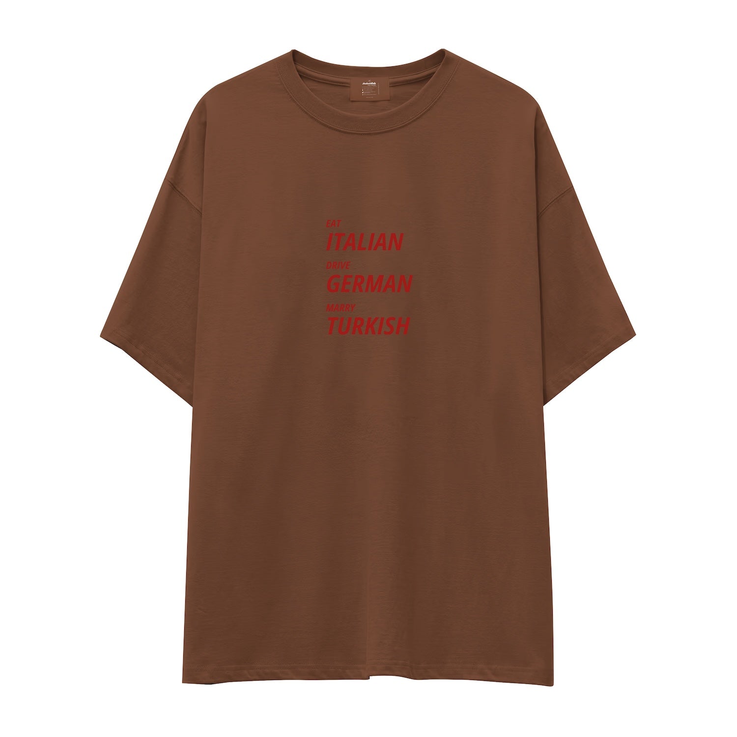 Eat Drive Marry Oversize Tişört