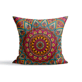 Mandala Çift Taraflı Kırlent Kılıfı 2 Adet