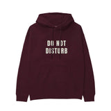 Do Not Disturb Hoodie — Bordo — Görsel 1